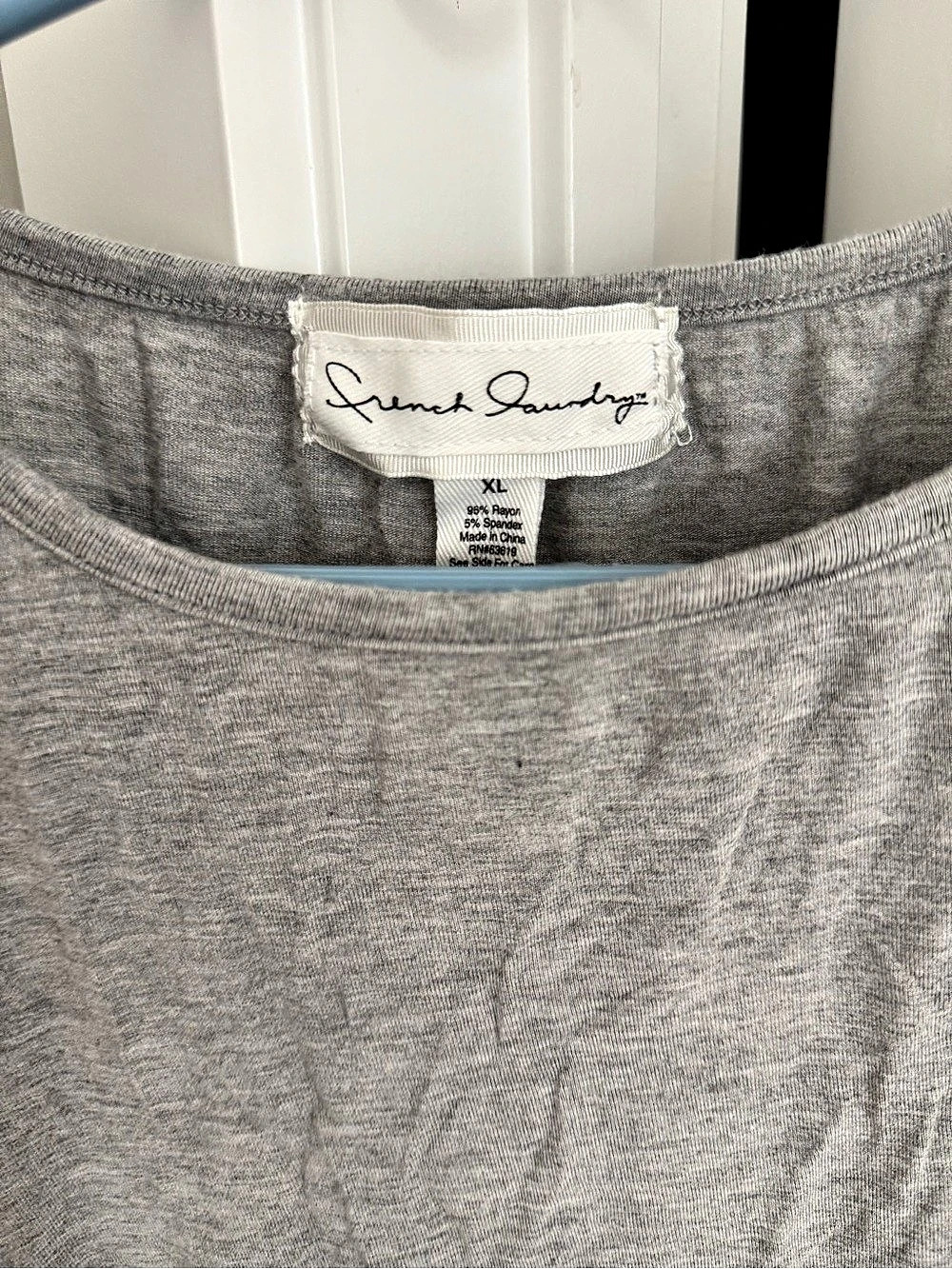 Frank & Eileen Gray Long Sleeve Top Size XL Like New - Picture 2 of 4